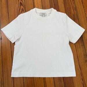COS White Crewneck Tee